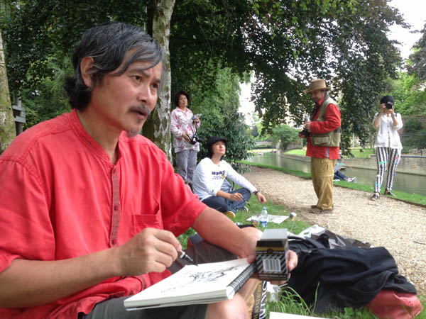 【艺术笔迹】余工艺术写生之旅:画名校,看世界